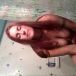 Emanuelly Raquel Sucking Boyfriend In Shower